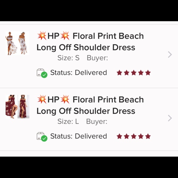 💥HP💥 Floral Print Beach Long Off Shoulder Dress - Picture 7 of 8